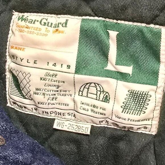 Vintage Wear Guard Insulated 90s Jacket Bietek Productions Ice Shows Large - Picture 8 of 10